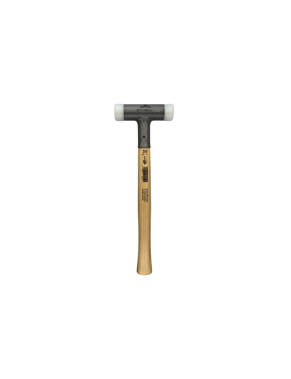 MAILLET ANTI-REBOND EMBOUT POLYETHYLENE D.30 MM