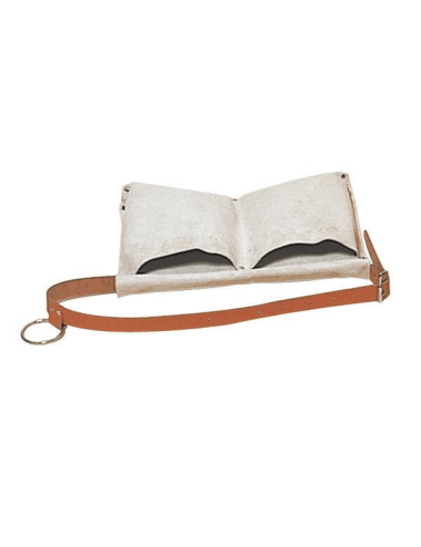 POCHE A CLOUS 2 COMPARTIMENTS - CEINTURE CUIR